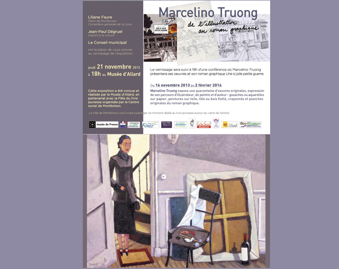Exposition Marcelino Truong, de l'illustration au roman graphique
