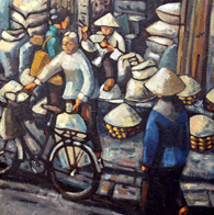 Rue des marchands de riz,
Hanoï