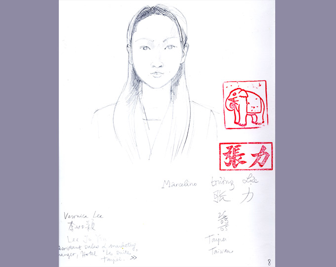 Portrait d'une jeune Chinoise de Taipei