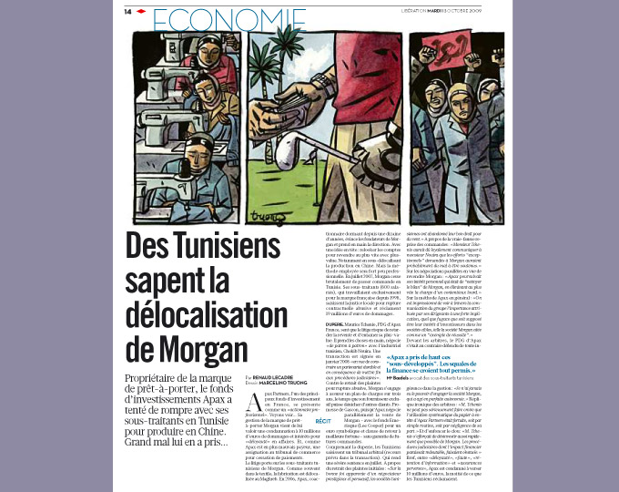 Des Tunisiens sapent la délocalisation de Morgan