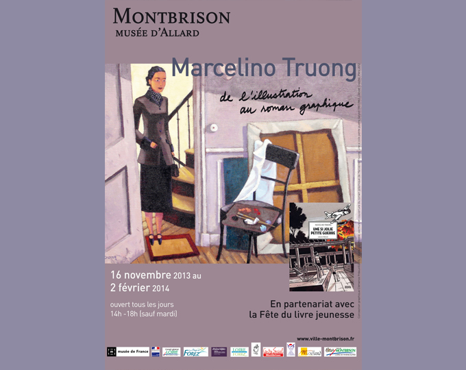 Exposition Marcelino Truong, de l'illustration au roman graphique