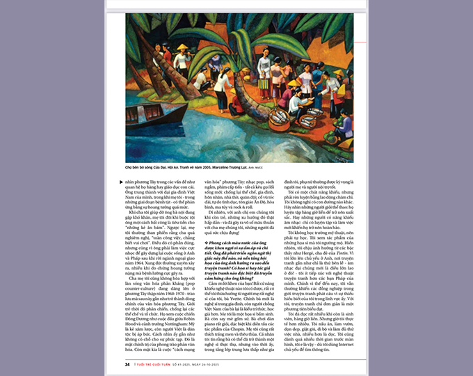 Magazine vietnamien TUỔI TRẺ (Cuối tuẩn), 29 octobre 2025