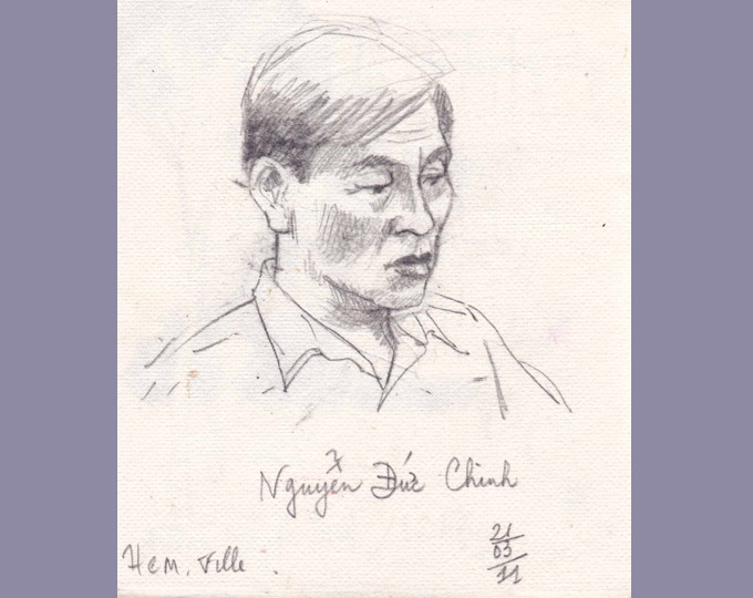 Portrait à la mine de plomb : Nguyên Duc Chinh