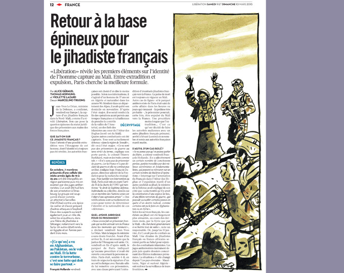 Retour à la base épineux pour le jihadiste français